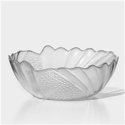 Салатник Paşabahçe Papillon, 1.5 л, d=23 см, стекло, прозрачный