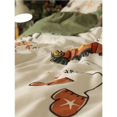 Постельное бельё 1.5-спальное «Этель. Новогодний алфавит», бязь