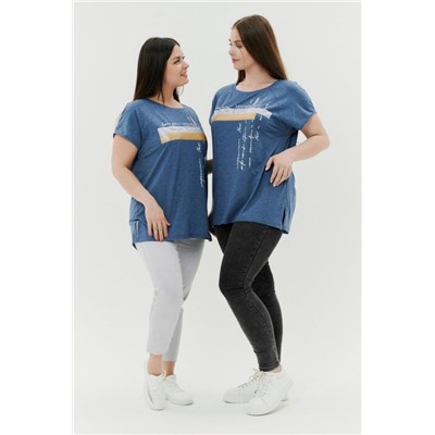 Футболка 8253 (Индиго)