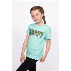 Футболка для девочки 0515 (Мятный)