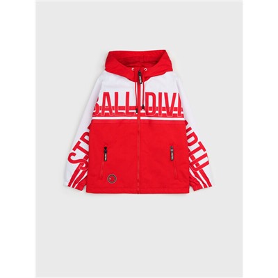 Куртка текстильная с полиуретановым покрытием для мальчиков (ветровка)