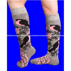 2 ПАРЫ - Гольфы женские теплые шерстяные высокие арт. 4А54