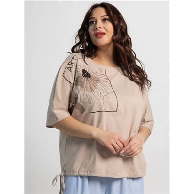 Блуза Злата (бежевая) Б15526-4М