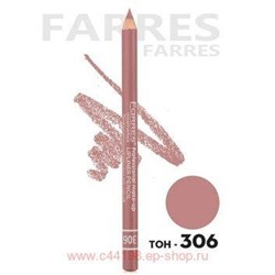 Farres Карандаш для губ матовый бледно-розовый MB011-306