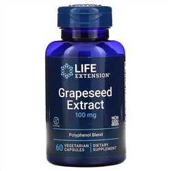 Life Extension, Grapeseed Extract, 100 mg, 60 Vegetarian Capsules
