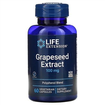 Life Extension, Grapeseed Extract, 100 mg, 60 Vegetarian Capsules