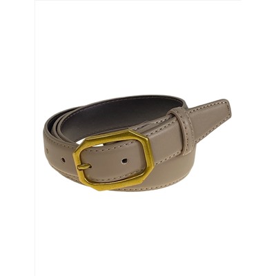 Ремень женский из искусственной кожи , цвет  бежевый