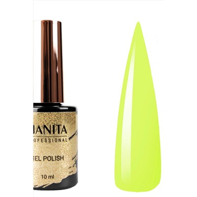 Manita Professional Гель-лак для ногтей / Neon №05, 10 мл KRISTALLER, 1109950