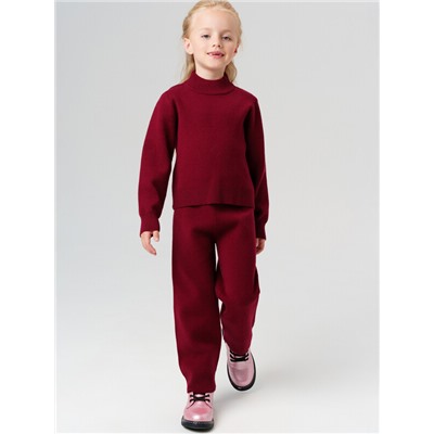 Комплект трикотажный для девочек: джемпер, брюки