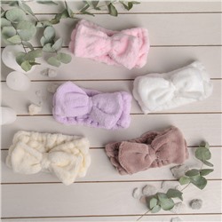 Повязка для умывания «Бантик», МИКС