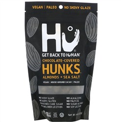 Hu, Chocolate Covered Hunks, Almonds + Sea Salt, 4 oz (113 g)