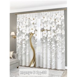 Портьеры с принтом, 3*2,6 см (без тюля)