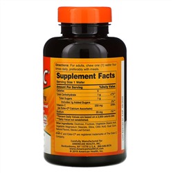 American Health, Ester-C, с апельсиновым вкусом, 250 мг, 125 жевательных таблеток
