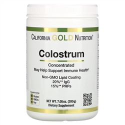 California Gold Nutrition, концентрированное молозиво в порошке, 200 г (7,05 унции)