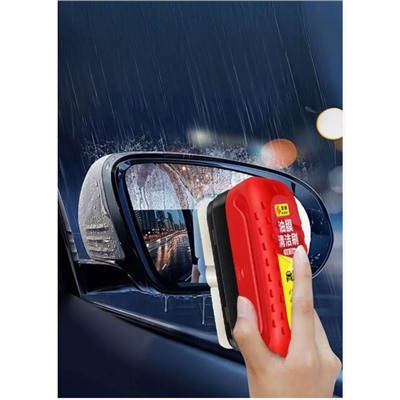 Губка для автостекол с жидкостью антидождь