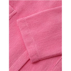 Халат махровый детский «Экономь и Я», размер 34, 100% хлопок, розовый