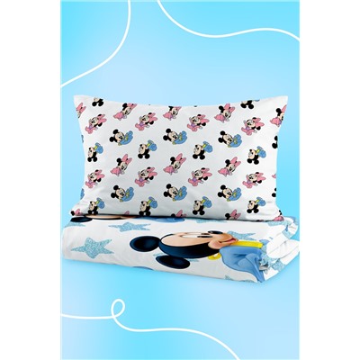 КПБ поплин "Disney Baby" рис. 16475-1/16474-1 Мики Маус
