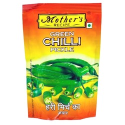 Пикули зелёного перца чили Green Chilli Pickle Mother's Recipe 200 гр.