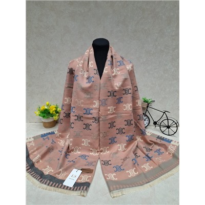 Тёплый палантин из кашемира, мультицвет