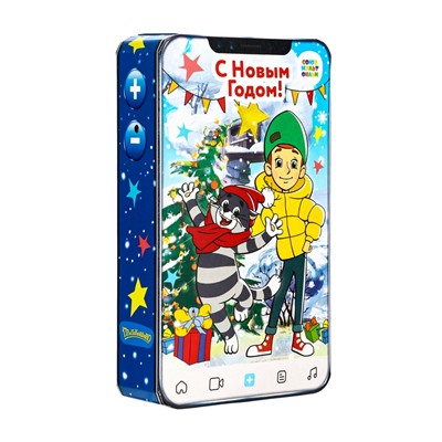 Сладкий новогодний подарок «Телефончик: Простоквашино», детский, 400 г
