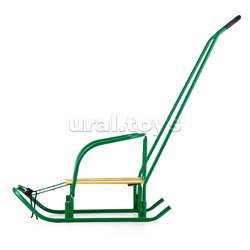 Игрушка. Санки детские "Ветерок 7+" (цвет зеленый)