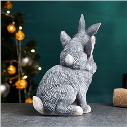 Садовая фигура из полистоуна «Зайчата», 20×13×22.5 см