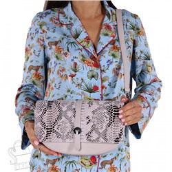 Сумка женская кожаная 1644-48Y l.gray Polina&Eiterou  в Новосибирске