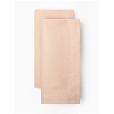 Набор сервировочных салфеток с декоративными кольцами Этель Праздничный стол 40×40 см - 2 шт., 100% хл