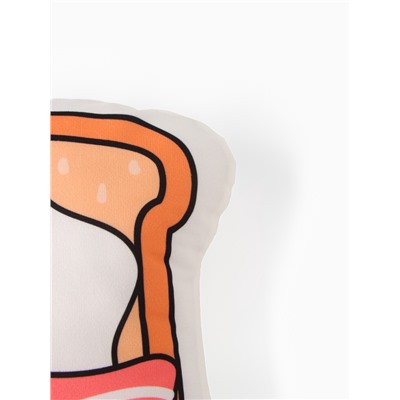 Подушка декоративная детская «Этель» Funny breakfast, 29×30 см, велюр