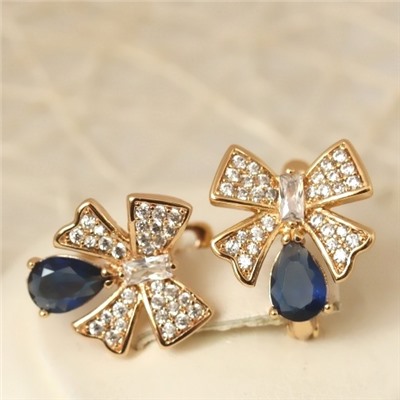 Серьги позолота H01-3655