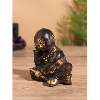 Сувенир «Монах», 7×6×7 см, бронза