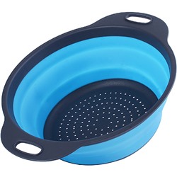 31489-2 Дуршлаг силикон с ручками, СИНИЙ.MB(х60)