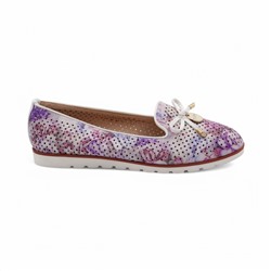 Женские балетки 721-02 фиолетовые