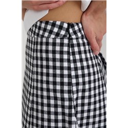 Юбка  SKRT2534_BW Checkers/Черный, белый