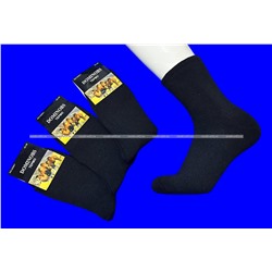 Термоноски мужские верблюжья шерсть внутри махра арт. А0501 ЧЕРНЫЕ