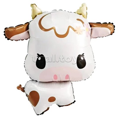 Шар (28''/71 см) Фигура, Милая корова, 1 шт. в уп.