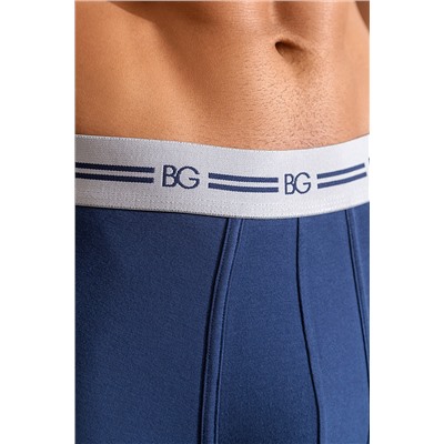 Трусы, набор - 3 штуки муж BeGood UMJ1203D Underwear темно-синий/черный/синий меланж принт
