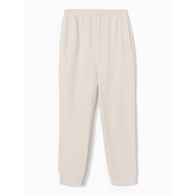 Брюки флисовые мужские спортивные MINAKU: Fleece Soft, размер 52, бежевые