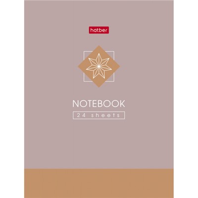 Записная книжка А6  24л клетка "Сила в деталях" мат.лам (091595) Хатбер