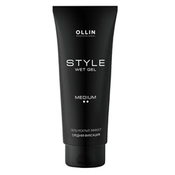 Ollin Гель Мокрый эффект средней фиксации / Style, 200 мл 8478