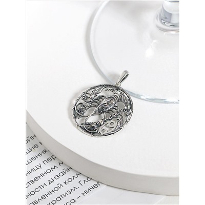 Подвеска из чернёного серебра - Рак 925 пробы П-0307о