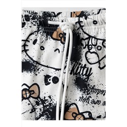 Комплект трикотажный для девочек: фуфайка (футболка), топ, шорты PLAYTODAY, 1240137