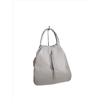 Женская сумка-рюкзак из искусственной кожи, цвет  светло серый