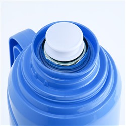 Термос TAKE IT EASY, 2 л, со стеклянной колбой, сохраняет тепло 24 ч, синий