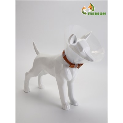 Ветеринарный воротник с креплением на ошейник, высота 10 см (без ошейника)