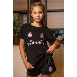 Хлопковая пижама для девочки Happyfox