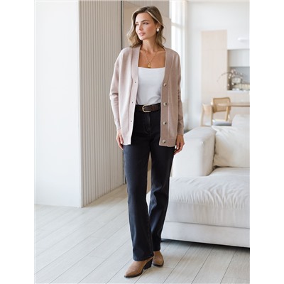 Кардиган из пряжи с кашемиром