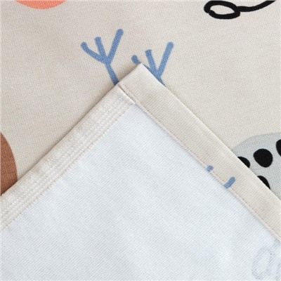 Покрывало 1.5-спальное «Этель» African friends, 145×210 см, хлопок 100%