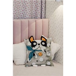 Наволочка декоративная декоративная Бульдог 45*45 НАТАЛИ, 1092526