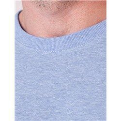 Футболка полуприлегающего кроя с принтом из премиального хлопка